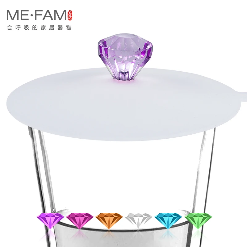 Модный разноцветный акриловый чехол для кружки ME.FAM с алмазной ручкой