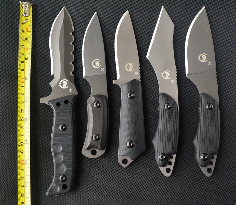 FBIQQ 5 моделей полевой скалолазание очень острый тактический прямой нож для