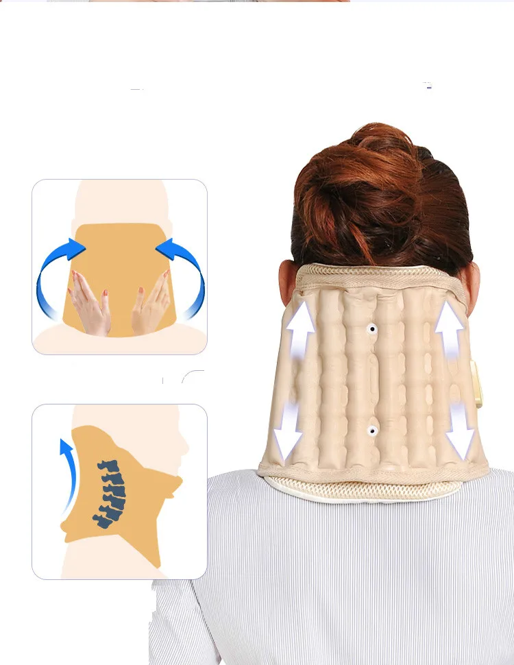 Аппарат для вытягивания Шеи Надувной поддержки шеи фиксированный Торо-Пульс