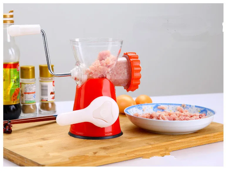 1PC Household Manual Meat Grinder Multifunction Meet Mincer Meat/Vegetable/Spice Hand-cranked House Cooking Machine OK 0483 | Дом и сад