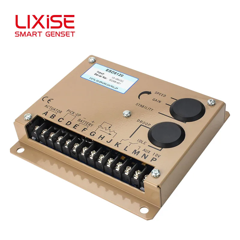 Блок управления скоростью ESD5120 дизельного генератора LIXiSE Установите