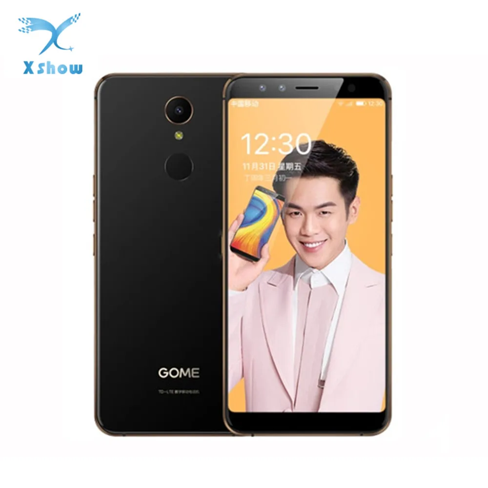 Goldblack Gome U7 5,99 дюймов 18:9 FHD дисплей 3050 мАч мобильный телефон NFC MTK6757CD 13 МП 4 Гб+ 64 ГБ Android 7,1 OTG отпечаток пальца 4G LTE мобильный телефон - Цвет: Goldblack