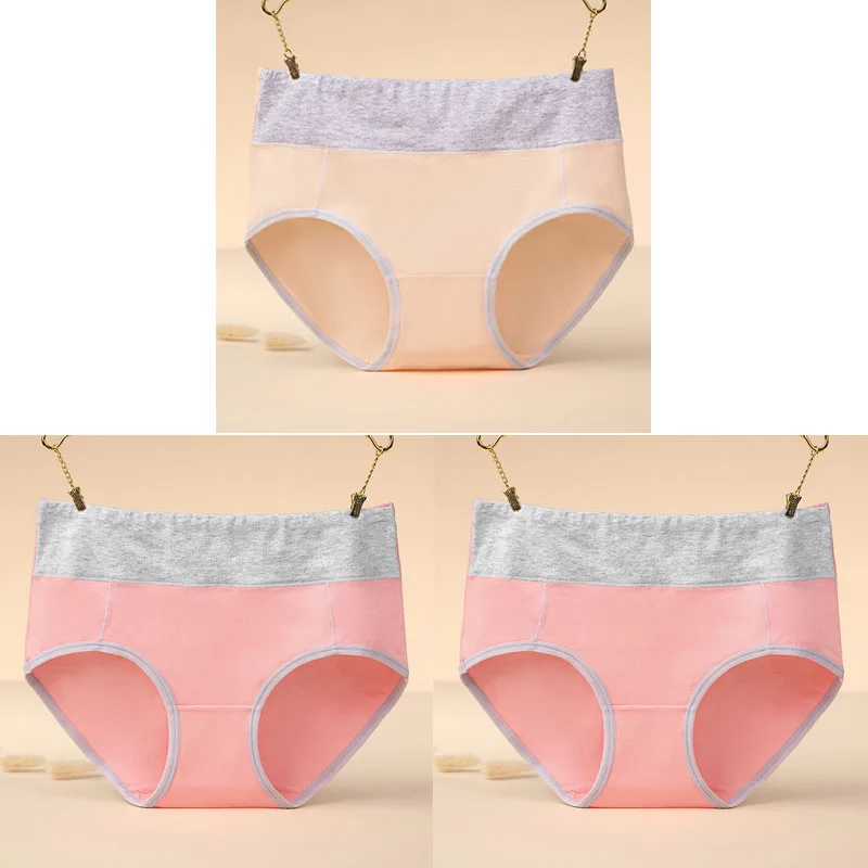Texiwas 3pcs \ ЛОТ, хлопковые трусы лоскутное кружевное женское белье Для женщин нижнее белье, удобные трусы с низкой посадкой тела утягивающее белье для женщин - Цвет: color15