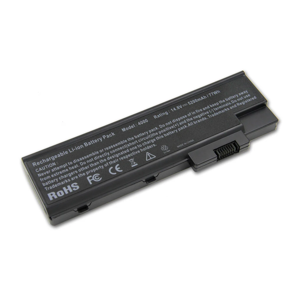 5200 мАч для ноутбука Acer аккумулятор TravelMate 4000 Aspire 1410 1411 1415 1685 1690 1695 3500 3510 2301 2305 2313 2314