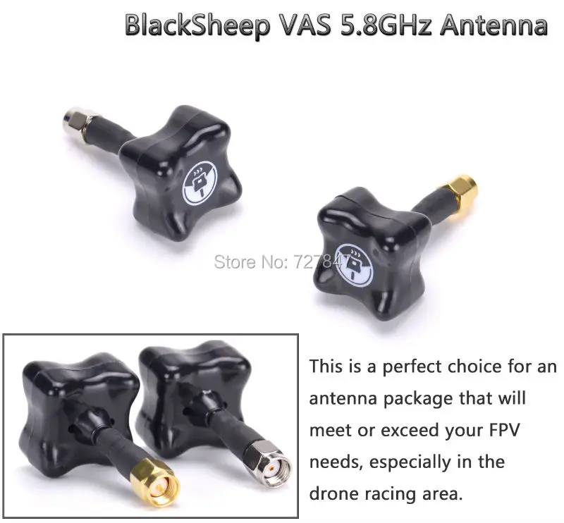 1 шт./2 шт. короткая Триумф BlackSheep VAS 5 8 ГГц круговая поляризационная антенна черная