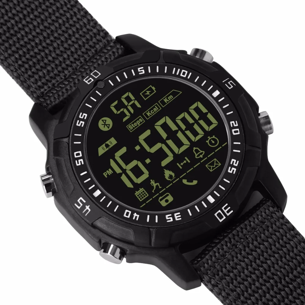 Умные часы мужские 5ATM водонепроницаемый браслет спортивный секундомер VIBE 2 Smartwatch