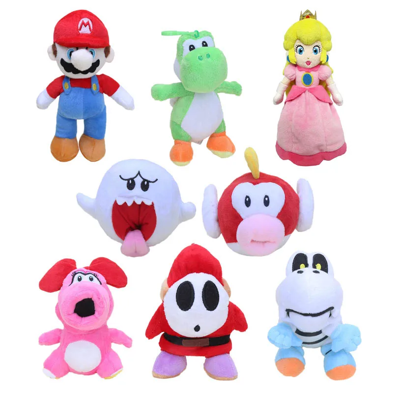 Классические игровые персонажи Super Mario Bros, плюшевые куклы, 6-25 см, Супер Марио и Луиджи Йоши Марио, производитель, мягкая плюшевая кукла, игрушка