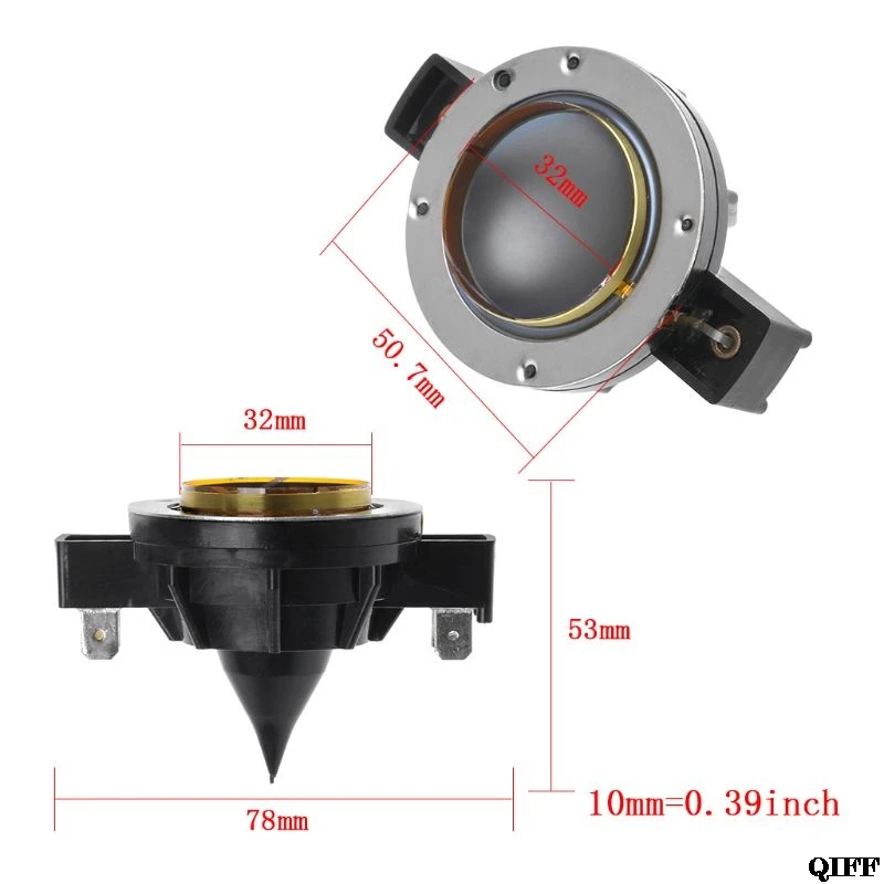 

Drop Ship&Wholesale Tweeter Aft Diaphragm Membrane EV32 Audio for Electro Voice Speaker Replacement Horn Driver APR28