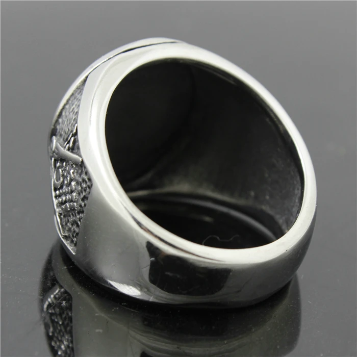 Новинка 2015 байкерское кольцо лучшего качества из нержавеющей стали 316L мужское