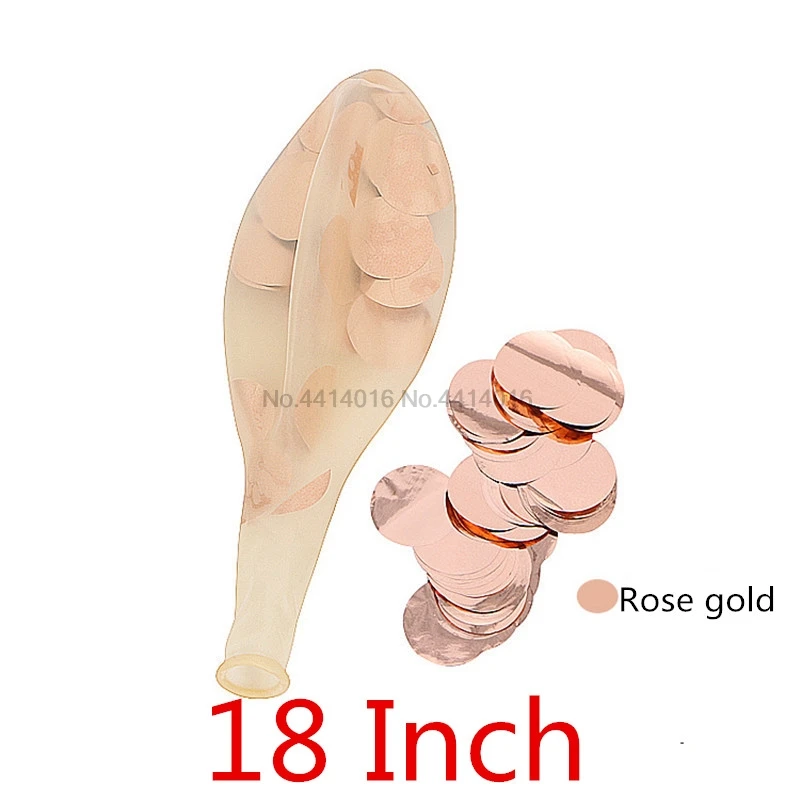 18 inch (3) 1 шт. 5-36 дюймов воздушный шар "Конфетти" Надувное свадебное украшение с днем рождения воздушный шар детский душ День рождения украшение 8b - Цвет: 18 inch (3)