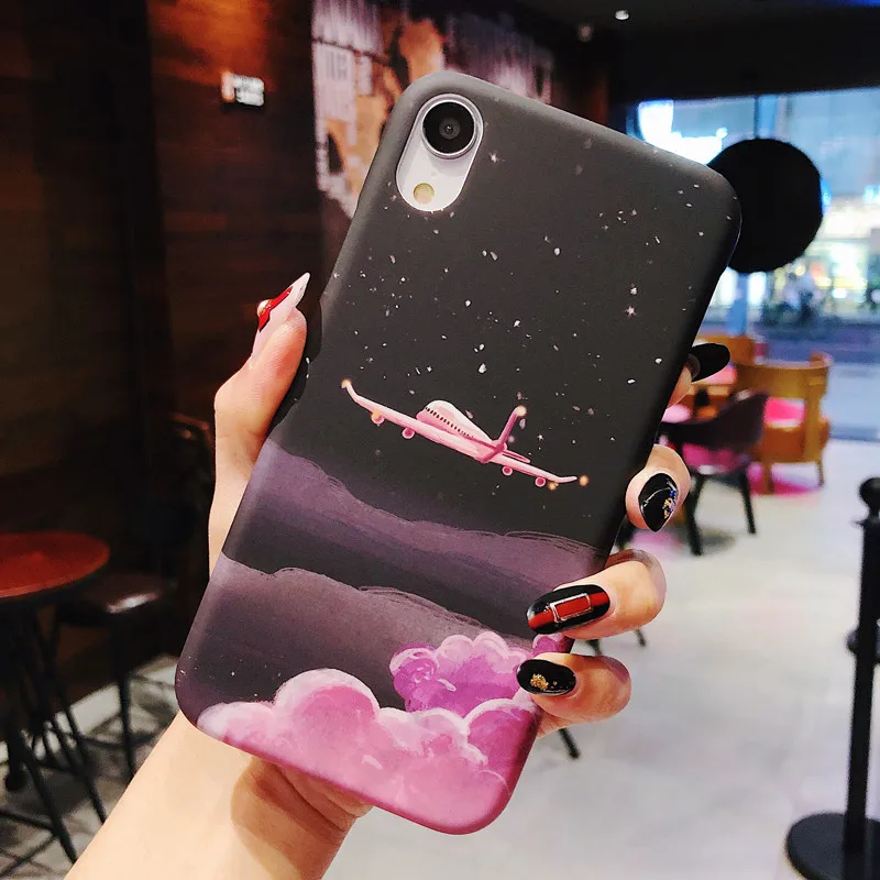 Ottwn Earth Moon Planet чехол для телефона s для iPhone 11 Pro Max 6 6S 7 8 Plus X XR XS MAX Жесткий PC парный чехол Звездный матовый чехол для телефона