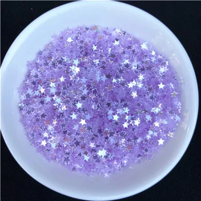 Lila 10 г/упак. 3 мм Звезда ногтей sequinпэт Кристалл пайетками Craft для ногтей маникюр, свадьба Decro конфетти, аксессуары - Цвет: Lila
