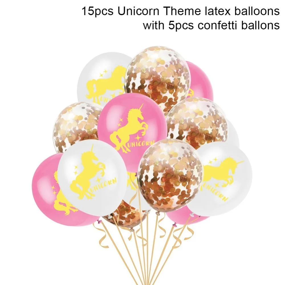 Champagne Unicorn Набор из 12 шт. вечерние обертки для кексов с единорогом радужные вечерние украшения для вечеринки в честь Дня Рождения - Цвет: Champagne Unicorn