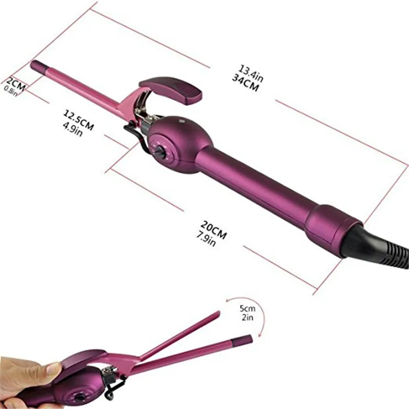 9 мм унисекс волос бигуди щипцы для завивки палочка Профессиональный Супер