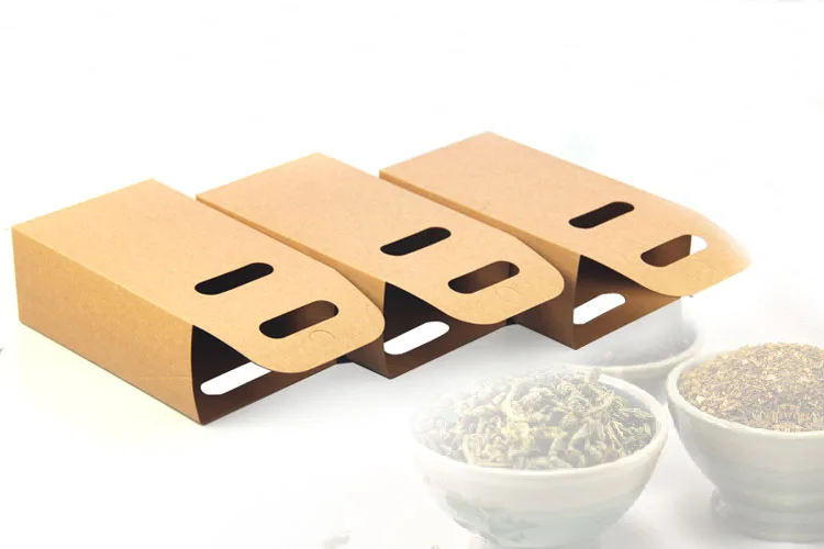 1015 56cm 1000pcslot hot natural kraft paper bagsparty gift packing boxcookiecandynuts bagdiy gift handle packing box free global shipping