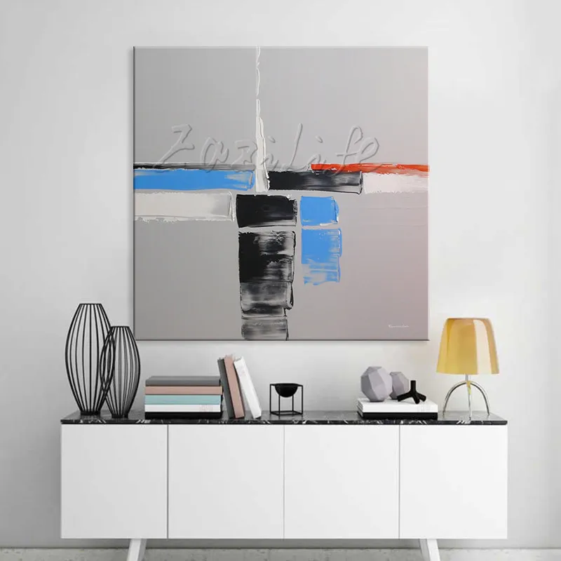 Ручная роспись на холсте картина маслом настенные картины для гостиной декор