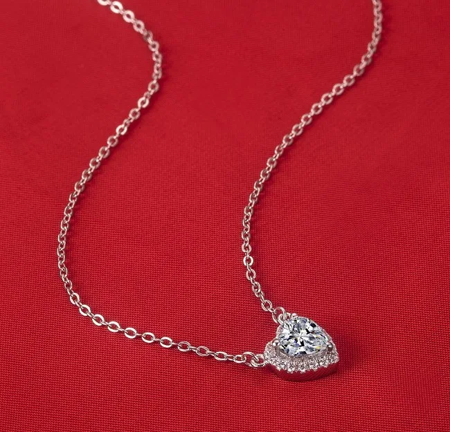 2ct фиксированная подвеска яркая форма обещающая имитировать сердце с