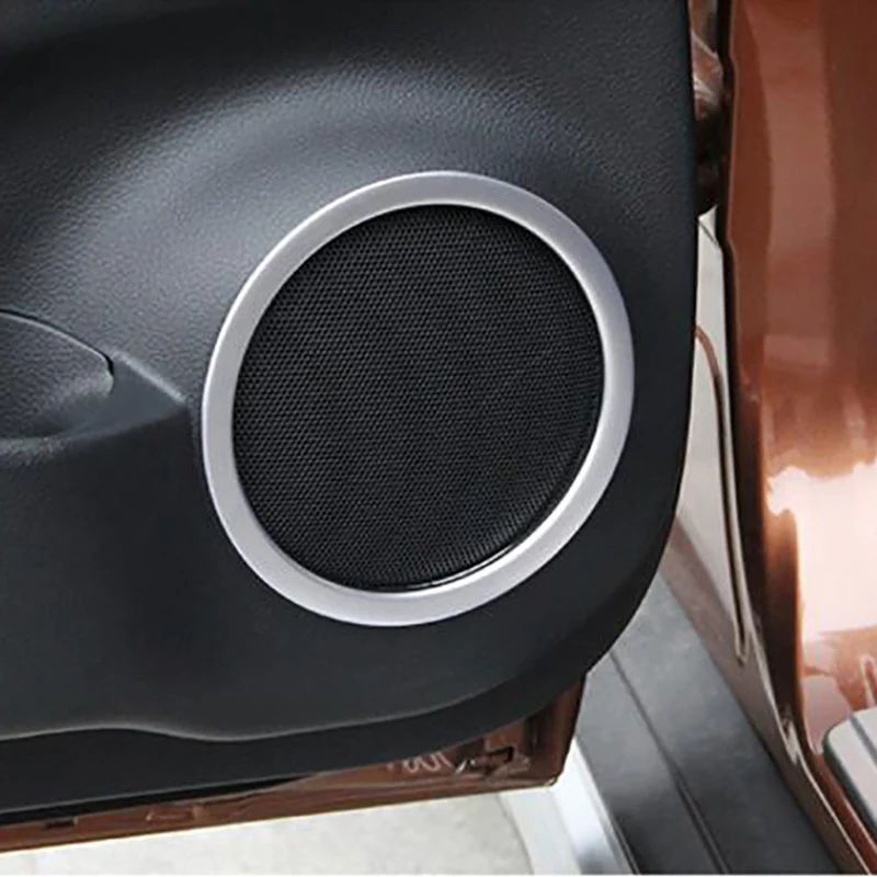 Хромированная Крышка Кольца для объемных динамиков АБС пластик подходит X Trail Rogue