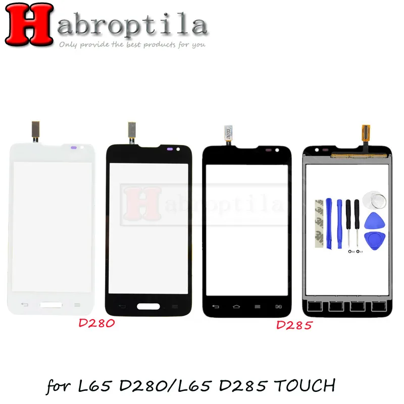 20 шт./лот 4.3 дюймов для LG L65 d280 и Dual d285 Сенсорный экран планшета Сенсор внешний