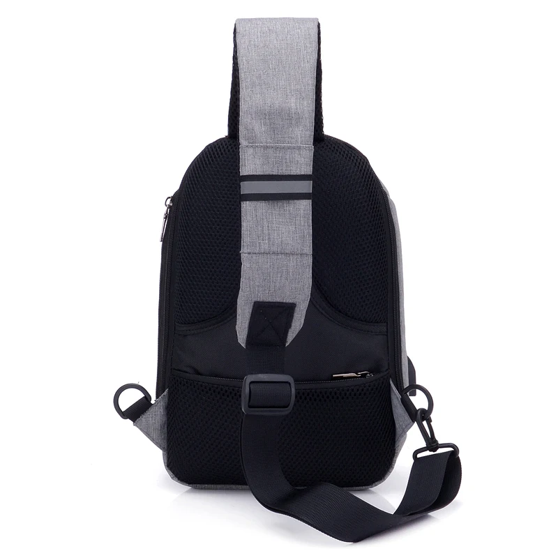 Многофункциональная нагрудная сумка dingxinymizu для мужчин с usb зарядкой через плечо