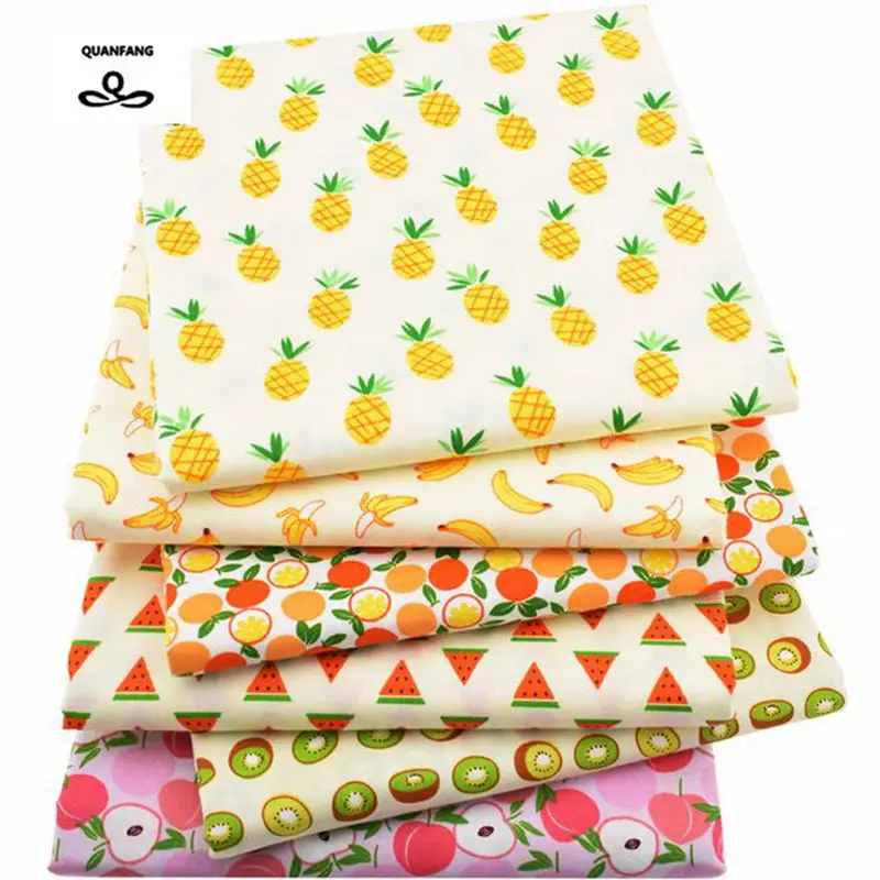 Саржевая хлопковая ткань с принтом для лоскутного шитья/ткань младенцев и