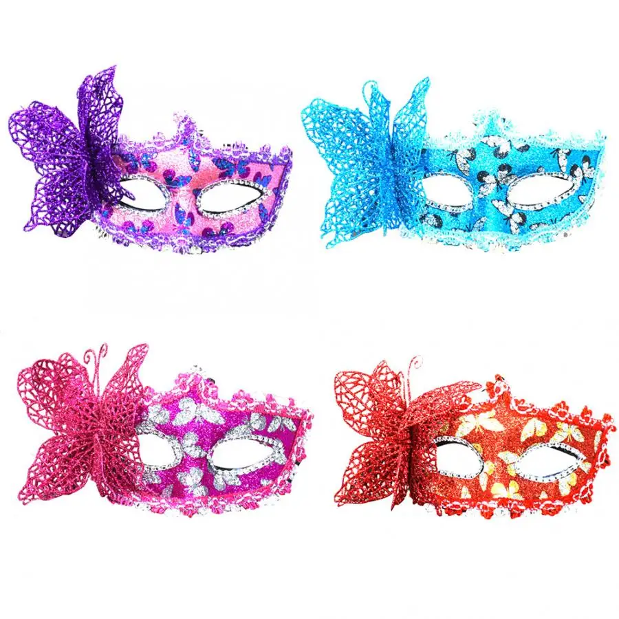 Маскарадная маска принцессы с бантом для костюмированной вечеринки 4 вида