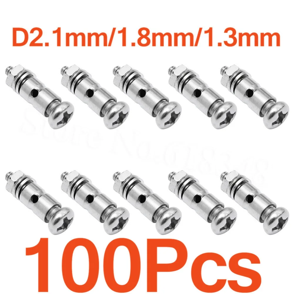100 шт./лот разъемы толкателя ограничители тяг D2.1mm D1.8mm D1.3mm для Радиоуправляемая