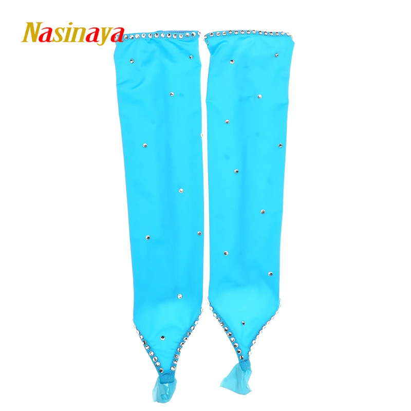 22 Colors Long Sleevelet Middle Finger Gloves Figure Skating Ice Training Exquisite Safety Child Adult Shiny Rhinestone 3 | Спорт и