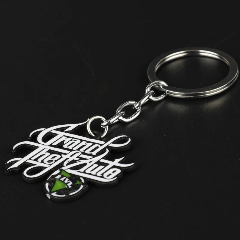 Новинка 2017 брелок для ключей MQCHUN Grand Theft Auto 5 Лидер продаж игровой PS4 ГТА