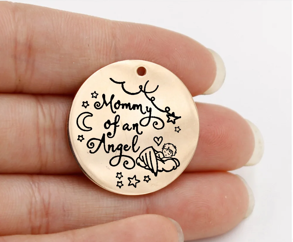 Подарок для выкидыша подарок мамы Ангела из нержавеющей стали 20 шт. оптовая