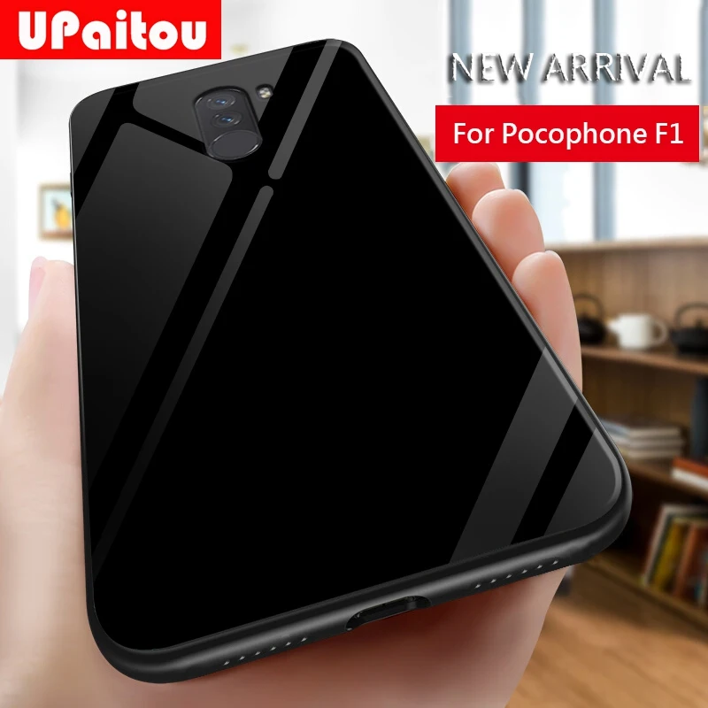 Чехол из закаленного стекла UPaitou для Xiaomi Pocophone F1 F2 Pro мягкий термополиуретановый