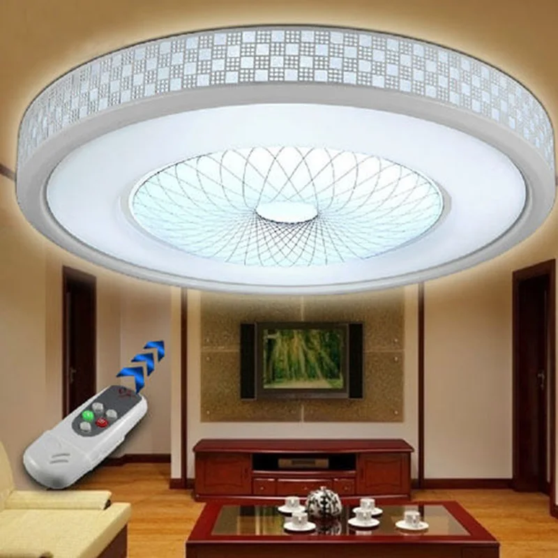 Modern LED Round Acrylic Lighting Chandelier Ceiling Lamp Light Flush Mount | Освещение