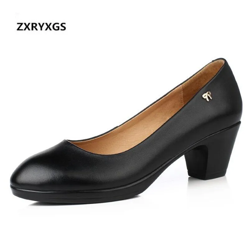 

Hot New Large Size Shallow Mouth Women High Heel Shoes 2021 Black Work Shoes Women Pumps Non-slip Comfort Fashion Shoes Woman