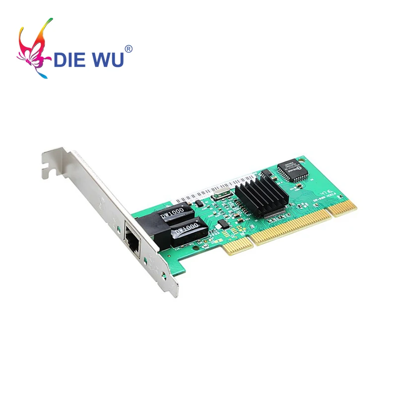 DIEWU RTL8169 10/100/1000 Мбит/с PCI бездисковой сетевые карты RJ45 порт lan карта для ПК TXA013