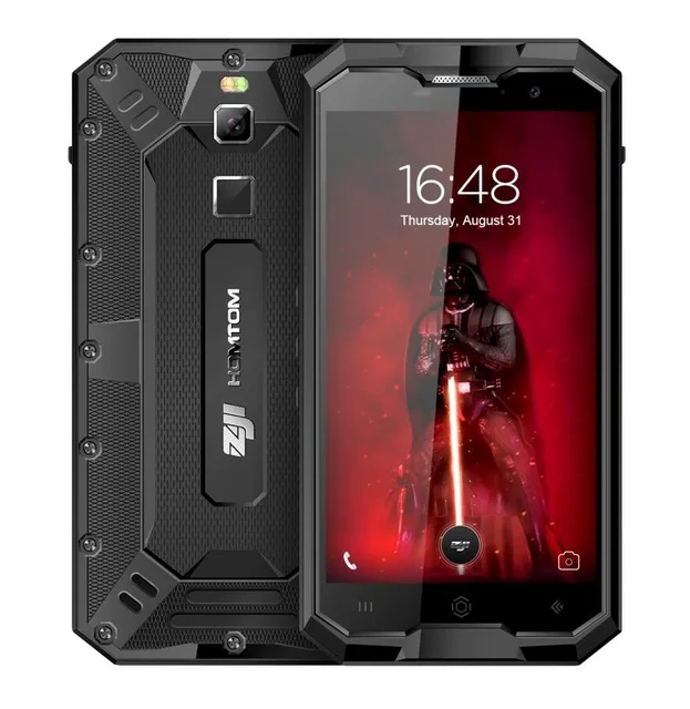 HOMTOM ZOJI Z8 IP68 водонепроницаемый смартфон 4G ram 64GB rom 5,0 дюймов MTK6750 Восьмиядерный Android 7,0 16 МП камера 4g OTG Мобильный телефон - Цвет: Black