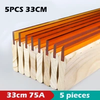 dj 5 pcs france 33cm width hot sale silk screen printing squeegee blades worlds leading products with wooden handle
