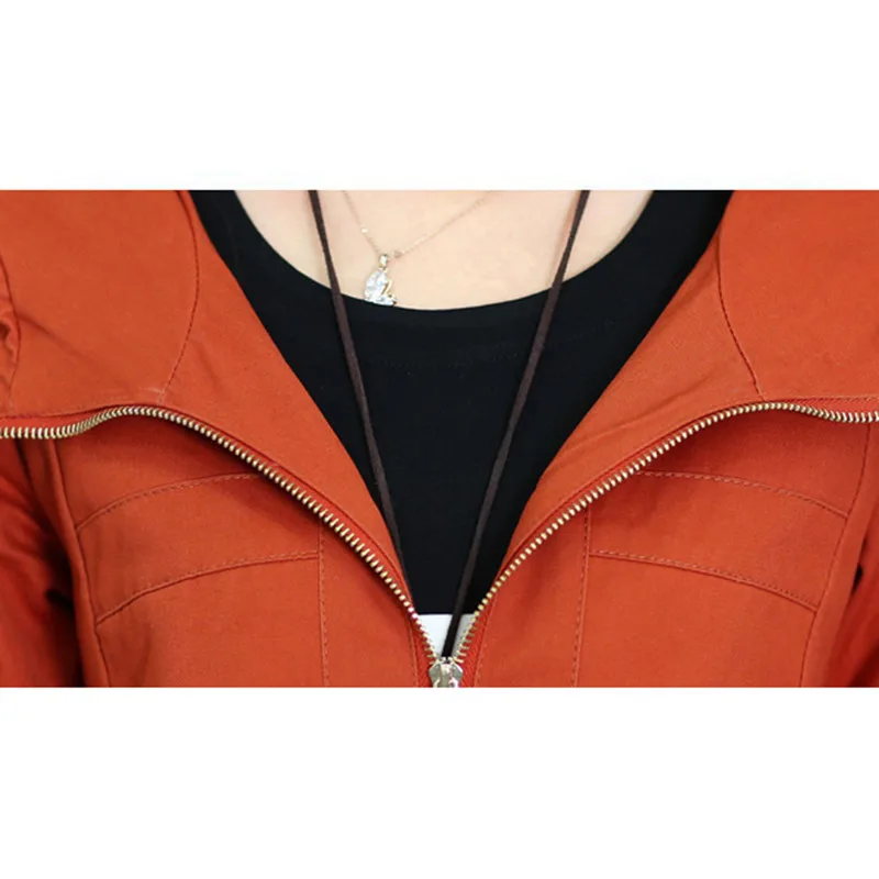 Женское пальто Весна Осень Тренч с капюшоном тонкий длинный рукав элегантная