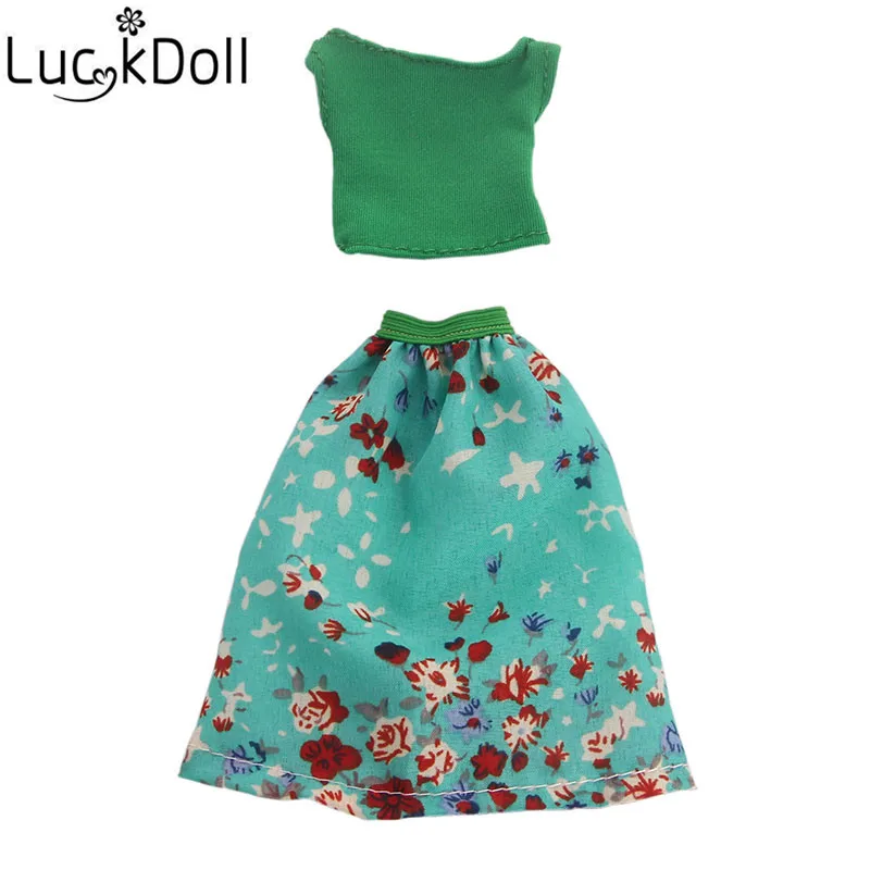 LUCKDOLL 12 комплектов модных вечерних платьев размер 11 8 дюйма аксессуары для одежды