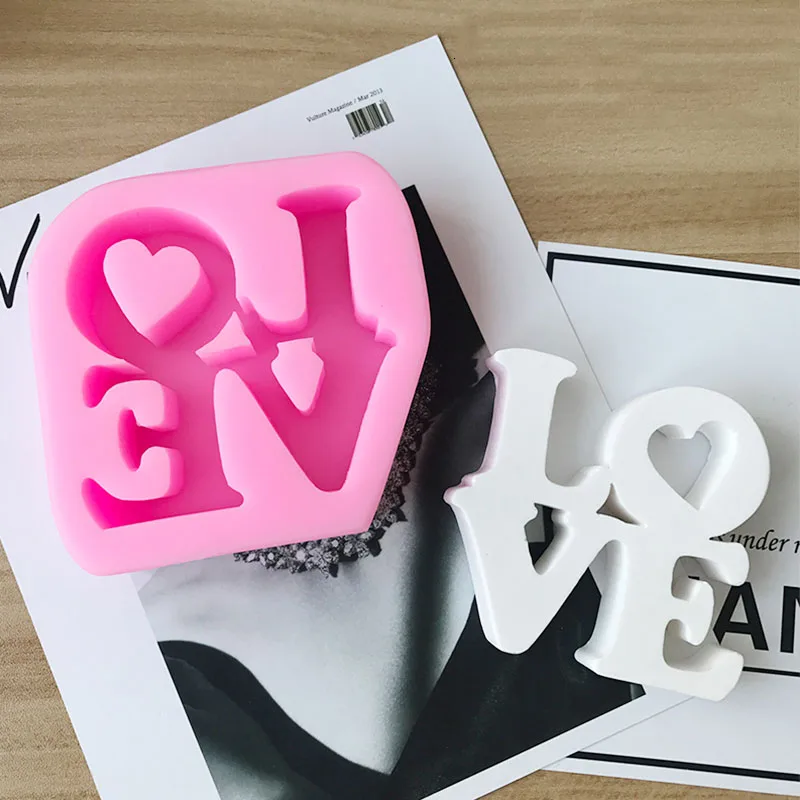 Силиконовая форма в виде надписи сделай сам|Формы для тортов| |