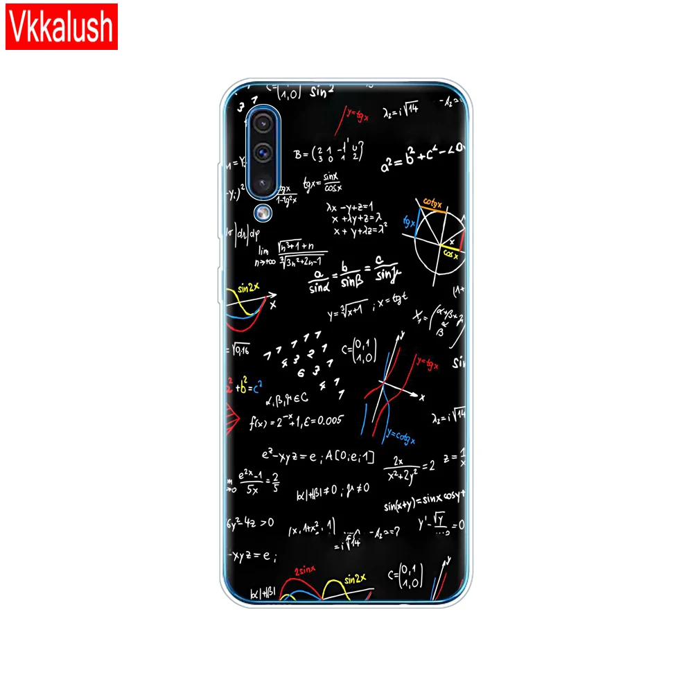 80095 Чехол для samsung Galaxy A50 силиконовый прозрачный Футляр задняя крышка чехол для телефона для samsung A50 A505 A505F SM-A505F мягкий чехол 6,4 - Цвет: 80095
