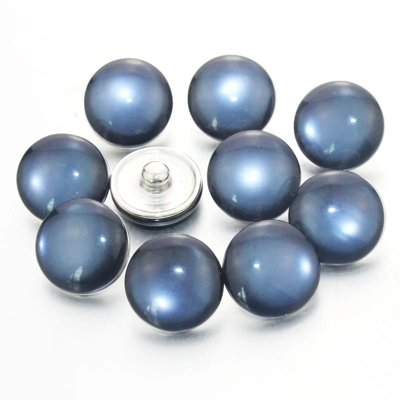 10 шт. женские металлические часы с опалом 18 мм|snap button|one directionsnap button watch |