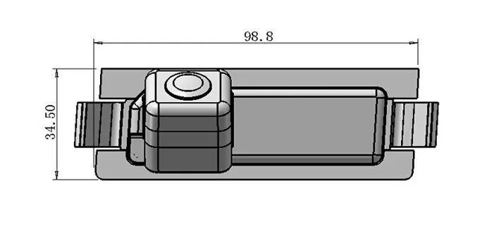 Цифровой Tft ЖК-экран 5 дюймов автомобильный зеркальный монитор для KIA Rio / K2 Pride