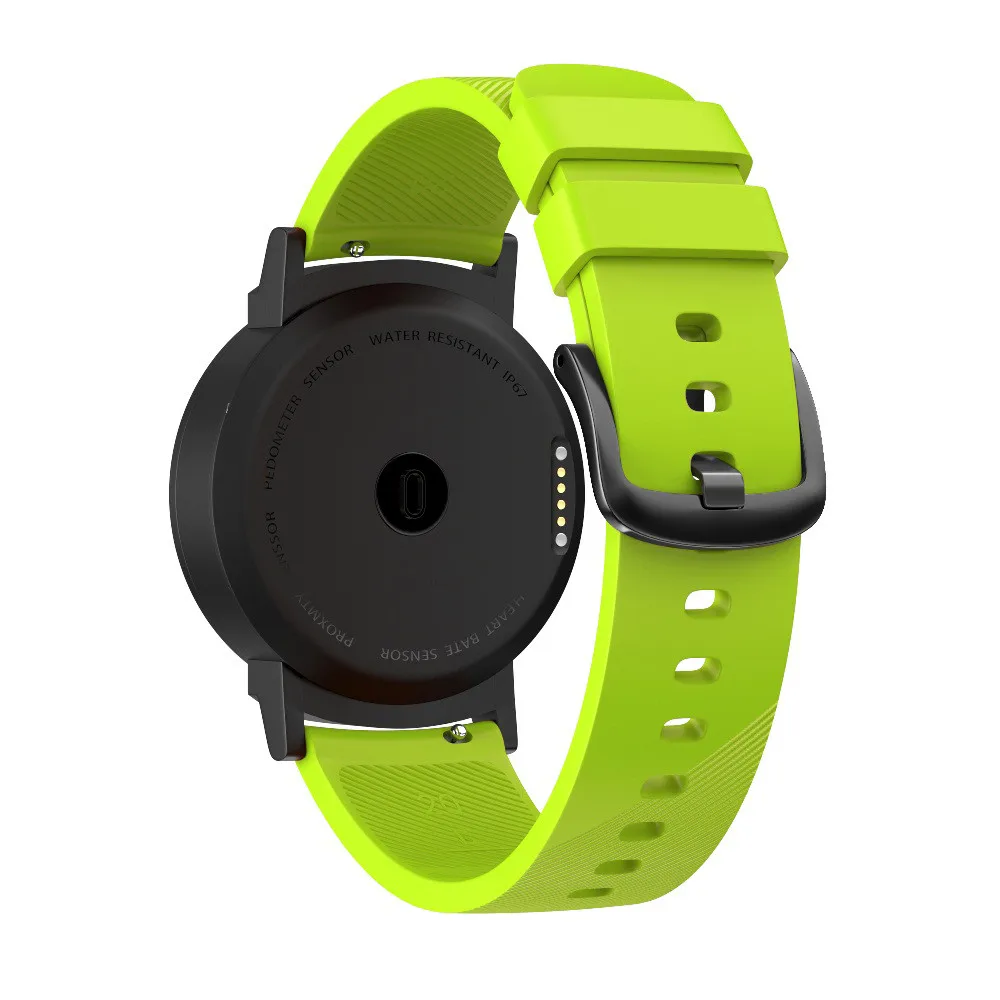 Маленький сменный силиконовый ремешок, браслет для Ticwatch E 20 мм, ремешок для часов, силиконовый ремешок s3