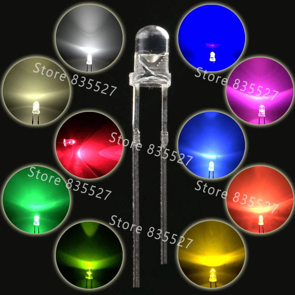 3mm orange diode