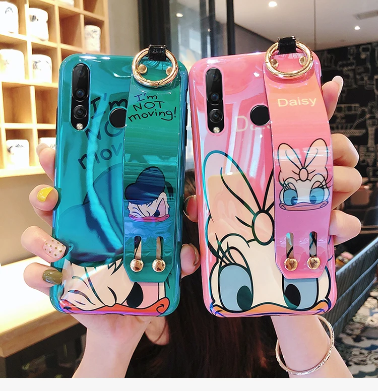 Для huawei p30 ремешок мягкий чехол для телефона для huawei p20 pro V20 honor10 nova4 3e 2S Дональд Дейзи Дак blue ray чехол