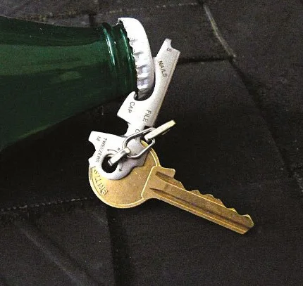 Многофункциональный инструмент выживания Нержавеющая сталь tu47 True Utility keytool ключ многофункциональный инструмент Best Карманный Мультитул комплект