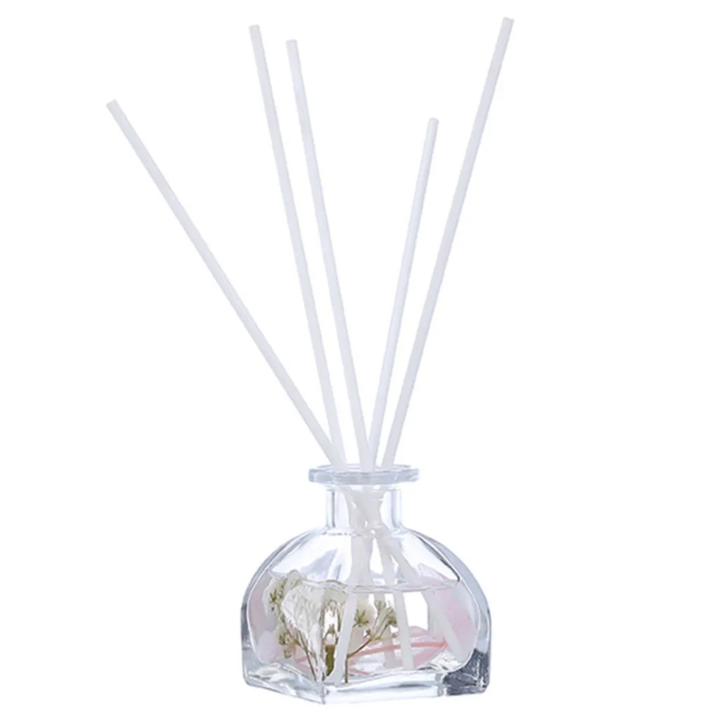 Reed Oil Diffusers with Natural Sticks, Glass Bottle and Scented Oil 60ML Aromatherapy Air fragrant Soothe stress#12/6