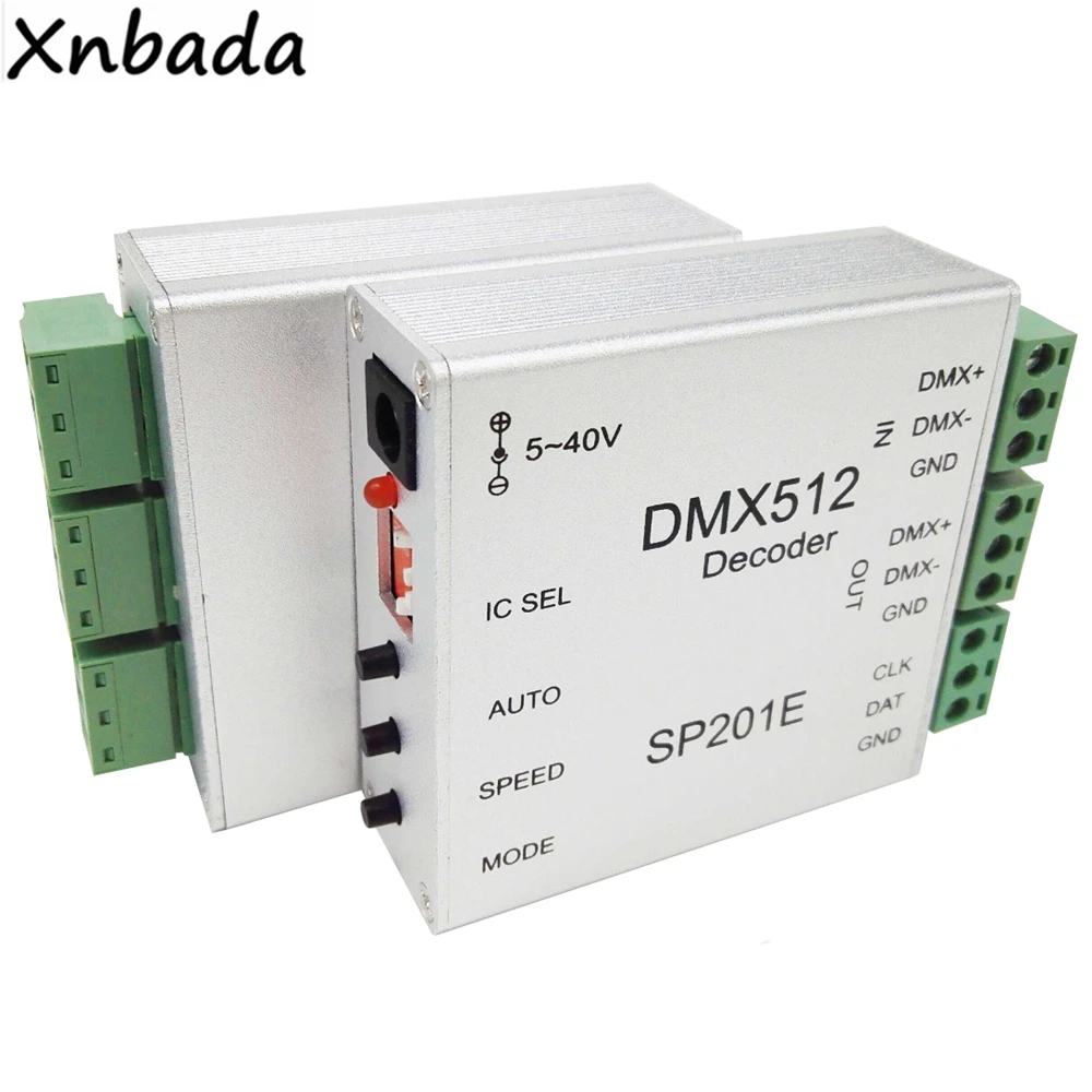 Декодер DMX512 светодиодный контроллер DMX для WS2801 WS2811 WS2812B модули светодиодной ленты