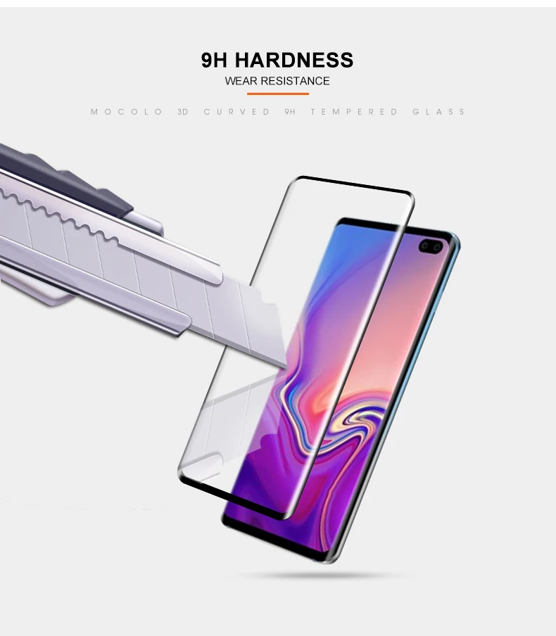 MOCOLO для samsung Galaxy S10 закаленное стекло 3D край изогнутый экран высокой четкости протектор для samsung S10 PLUS S10E S 10 пленка