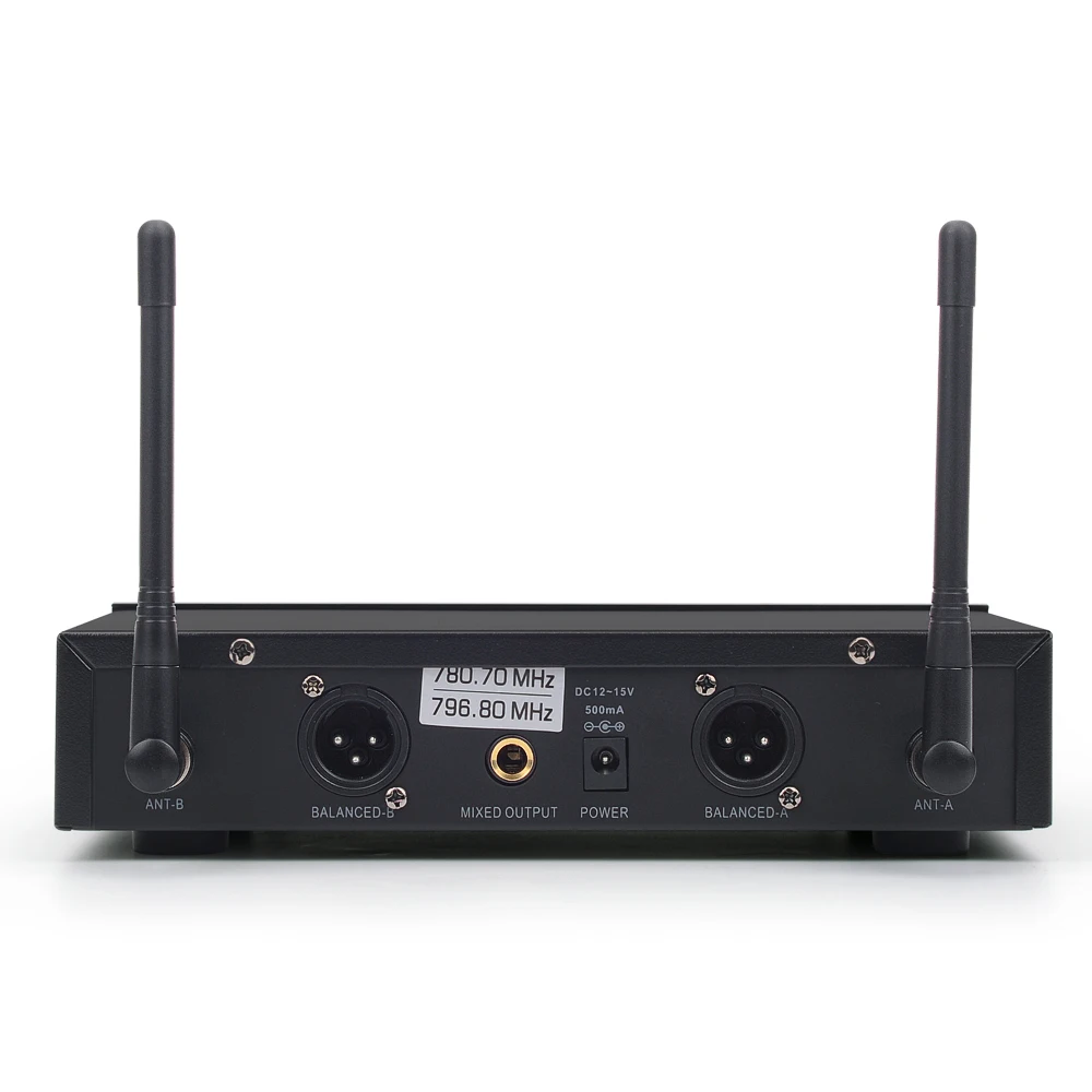 IU 602 UHF двухканальный 2 металлический ручной передатчик микрофона